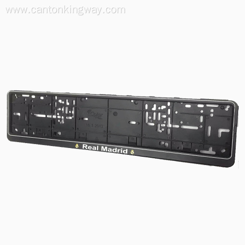 Customed plastic car license plate frame